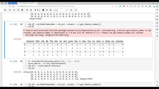 Natural Language Processing in Python | Text Feature Extraction with CountVectorizer смотреть онлайн