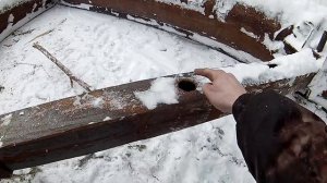 Угольник (клин) для расчистки дорог от снега.