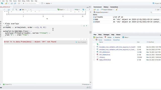 Stocks Prediction: QQQ Forecasting, a quick run on ARIMA model смотреть онлайн