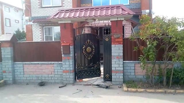 Установка. Ажурных ворот. Установка. Ажурных ворот. смотреть онлайн