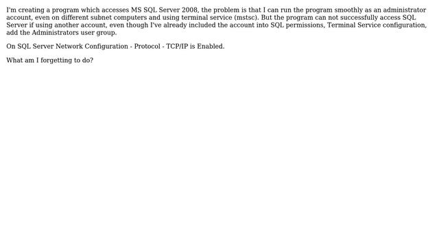 Databases: Access SQL Server from a different subnet смотреть онлайн