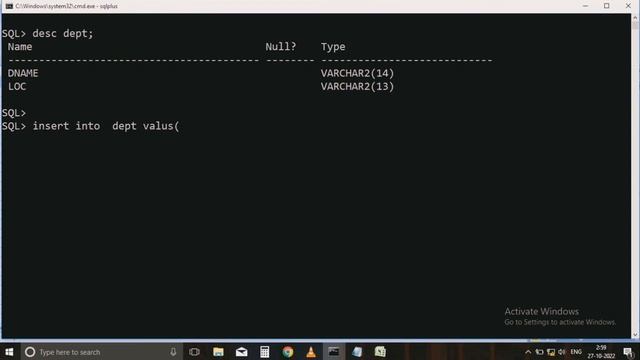 Insert data in SQL in a unique way and fetch data from table@HNX14 etch #database#oracle#sqlplus смотреть онлайн