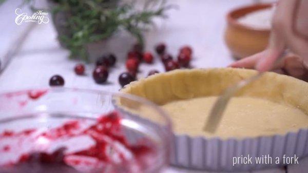 Cranberry White Chocolate Tart - The Best Christmas Cranberry Tart ever
