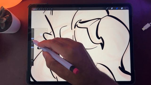 Line Art Tips and Techniques in Procreate смотреть онлайн