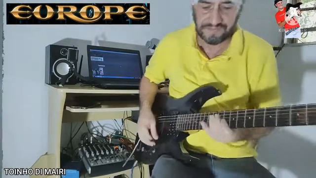 europe - cover guitarra solos смотреть онлайн