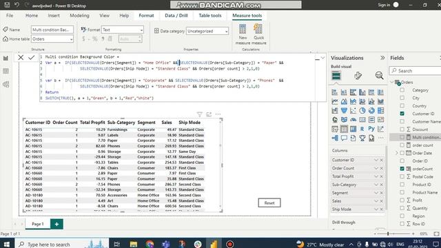 44) Multi conditional formatting in #dax #powerbi Conditional formatting with multiple conditions смотреть онлайн