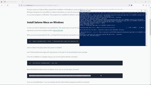 Install Salome Meca 2021 (Code aster) on Windows 10/11 using WSL (without Virtualbox) FEA4free смотреть онлайн