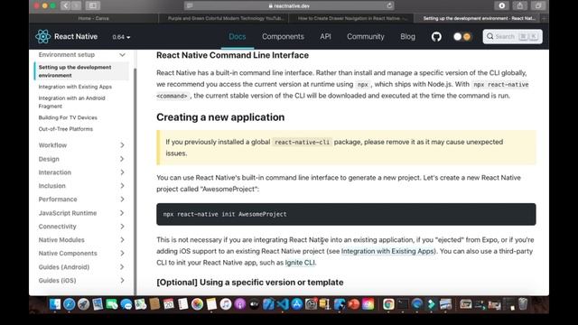 How to install React Native Environment in system. How to create Project React Native Project. смотреть онлайн
