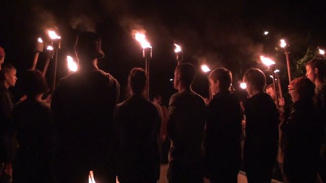 Орбита 4 смена 2016 Факельное шествие и фейерверк смотреть онлайн