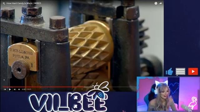 Reacting to How Hard Candy Is Made | Gamer girl react смотреть онлайн