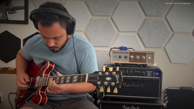 Gibson ES 345 with Seymour Duncan Seth Lovers + Jrockett The Dude + Two Rock Classic Reverb Sig смотреть онлайн