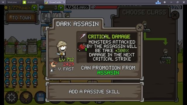 Grow Castle: new hero | Assasin смотреть онлайн