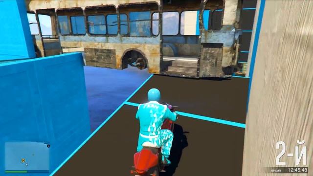 КАК ПОПАСТЬ В ЭТУ МАЛЕНЬКУЮ ДЫРОЧКУ ? ПОТНЫЙ СКИЛЛ ТЕСТ НА МОТОЦИКЛАХ - GTA 5 ONLINE смотреть онлайн