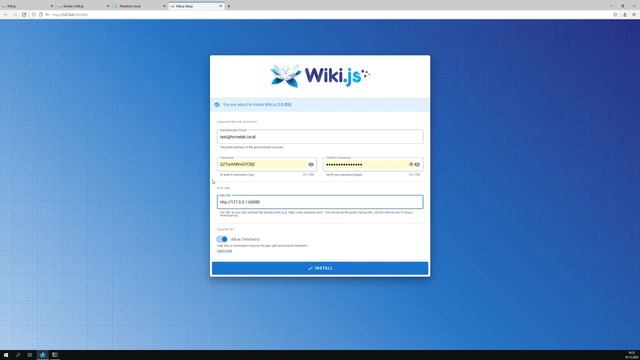 Wikijs self hosted with Docker and Portainer смотреть онлайн