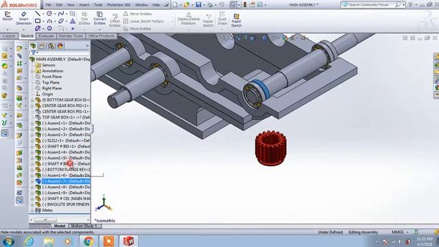 Spline Shaft Design And Fitting In SolidWorks #solidworkstutorial #solidworks смотреть онлайн