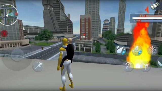 Spider Rope Hero Ninja Gangster Crime City # 8 - Android Gameplay смотреть онлайн