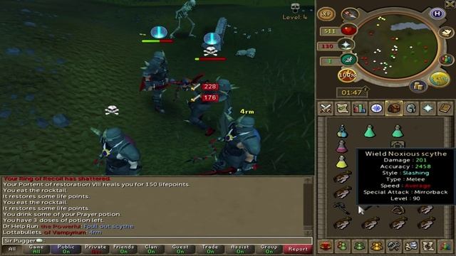 Loot Hoarder #1 - Runescape Legacy Scythe and DDS Pking смотреть онлайн