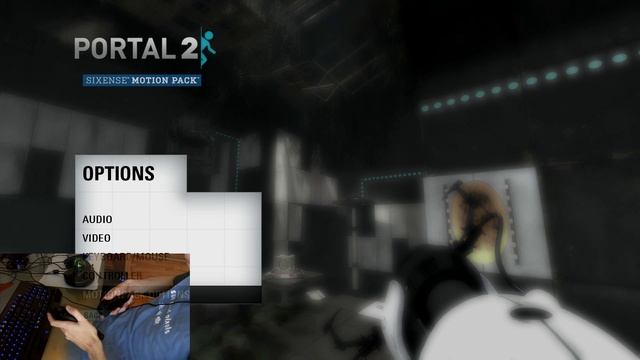 Playing Portal 2 with Razer Hydra [part 1/3] смотреть онлайн