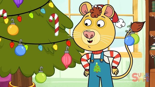 Let's Decorate Our Christmas Tree | Super Simple Songs смотреть онлайн