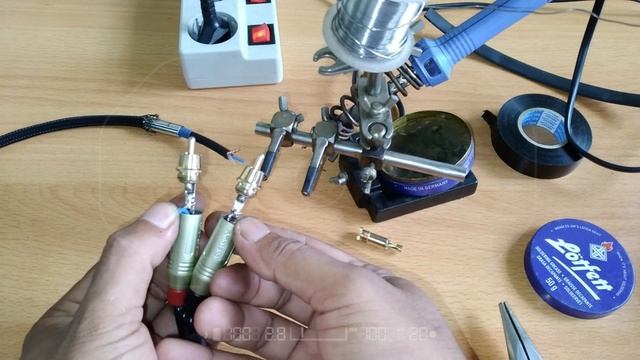 How to make 3.5mm Stereo Female to RCA Cable | making of woofer connecting cable смотреть онлайн