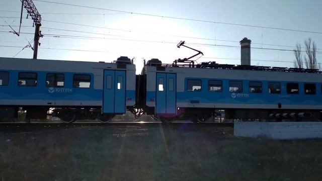 (6 ВАГОНОВ)ЮППК ЭП2Д-0107 Сообщением Симферополь-Соленое-Озеро смотреть онлайн