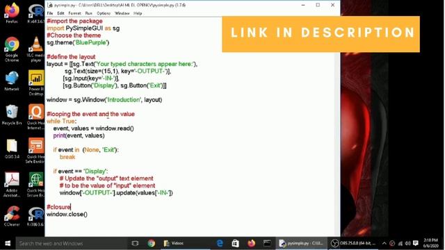 Introduction To PySimpleGUI смотреть онлайн