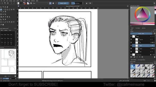 Krita Tutorial: Making Custom Panels and Using Halftones смотреть онлайн