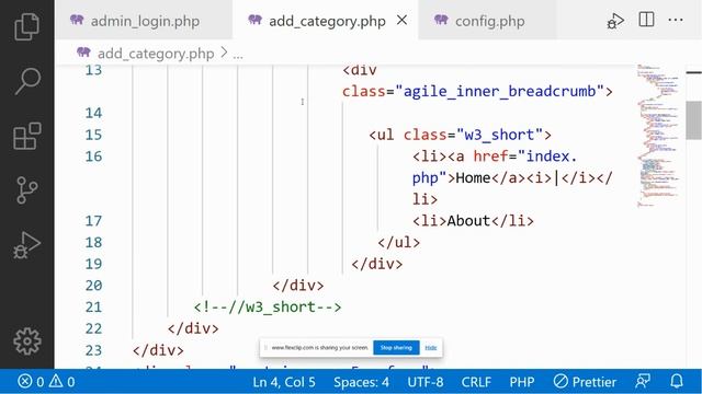 Admin Login in PHP using session and logout Part 2 смотреть онлайн