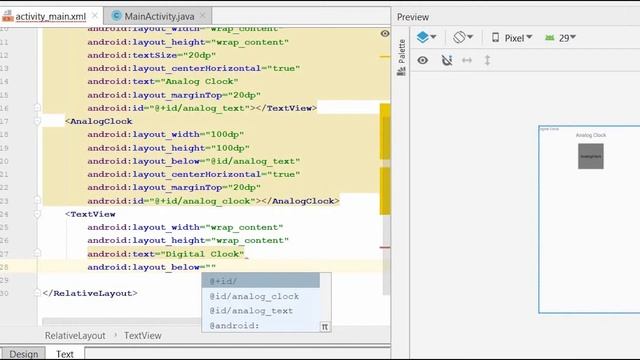 Analog and Digital Clock in Android Studio | Android Studio Tutorial(2020) |How To смотреть онлайн