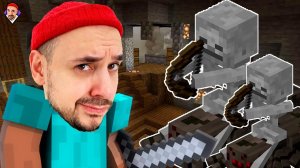 Top Rob в Minecraft. Скелеты захватили шахту! Спасаем Землю от вируса. Мини-игра Mutant World.