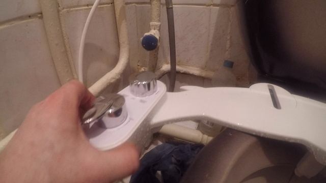 Гигиенический смеситель под крышку сиденья унитаза. смотреть онлайн