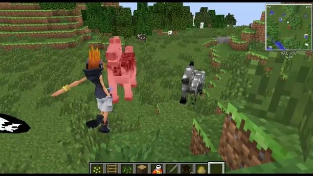 MCmod Neku&Joshua In Minecraft Custom Steve Animations Release