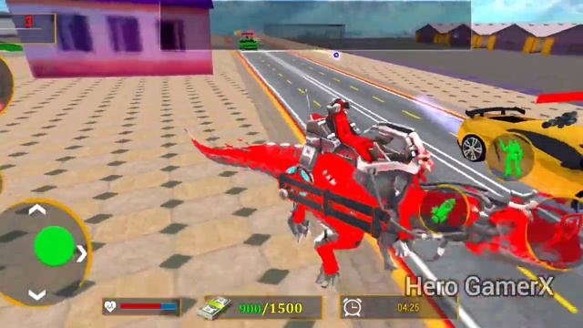 Flying Dinosaur Robot || Flying Dino Transform Dinosaur Robot Games смотреть онлайн