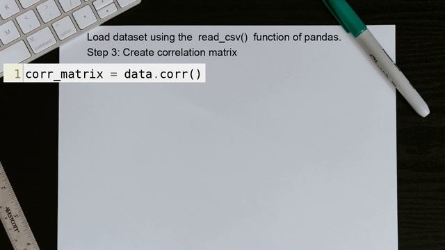 How to use Seaborn to create a heatmap to visualize the correlation matrix of a dataset in Python? смотреть онлайн