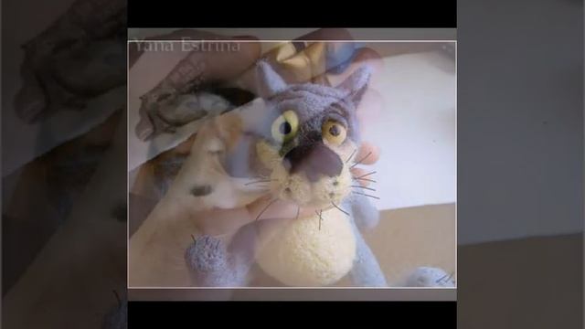 Валяние шерсти. "Пес и волк".Felting with shersti.Personazhi movie "The Dog and the Wolf" смотреть онлайн