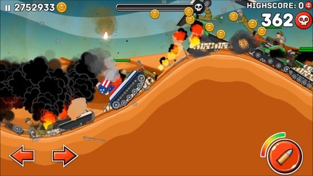 Hills of Steel Gameplay Tank Barracuda Level Desert Collecting Booster Cards смотреть онлайн