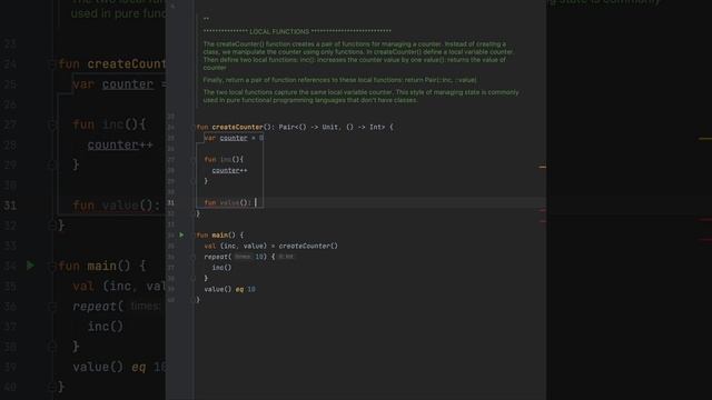 Kotlin - local func counter super easy programming. смотреть онлайн