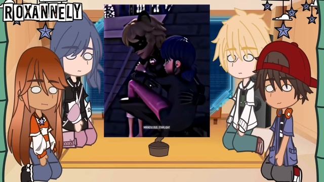 ?Past Miraculous Ladybug Characters React To Season 5 Edits || MLB Reacts || •MariChat• || GCRV