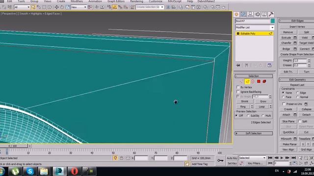 Фасад кухонный в 3d max. Прямой и гнутый. Часть 2. Проект Ильи Изотова. смотреть онлайн