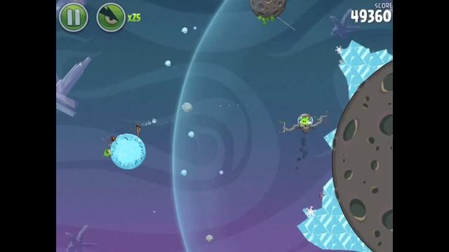 Angry Birds Space Cold Cuts 2-30 Walkthrough 3-star смотреть онлайн
