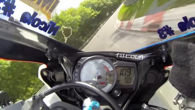 Nurburgring 02-06-2013 - Suzuki Gsx-R 750 K8 onboard (3 accident and big traffic) HD смотреть онлайн