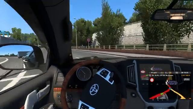 Euro Truck Simulator 2. TOYOTA LAND CRUISER 200. Заходи в конвой друг мой катаем по городам!!! смотреть онлайн