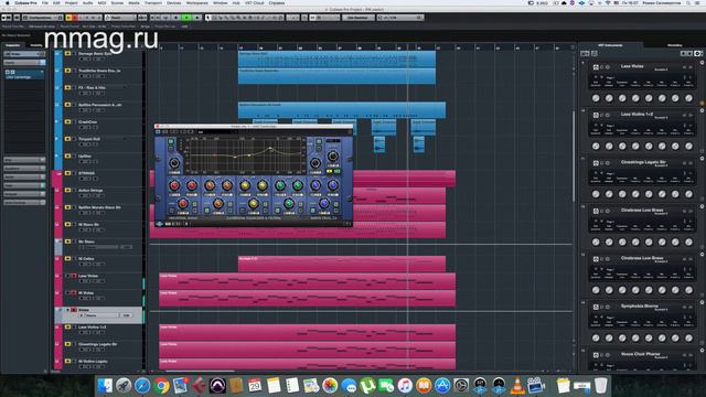 Real Work 25, часть 2 - Создание эпичной музыки в Cubase: сведение струнных смотреть онлайн