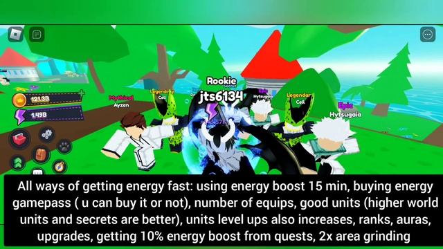 How to Get Energy Fast in Anime Force Simulator | Roblox смотреть онлайн