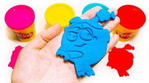 Лепим Нюшу из мультка Смешарики из Пластилина Плей До Учим Цвета с Игрушками из Мультиков