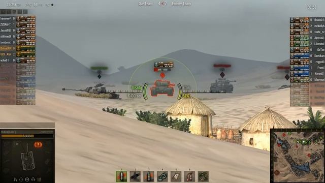 World Of Tanks - JagdPanther platoon on Sand river - Brothers in arms medal смотреть онлайн