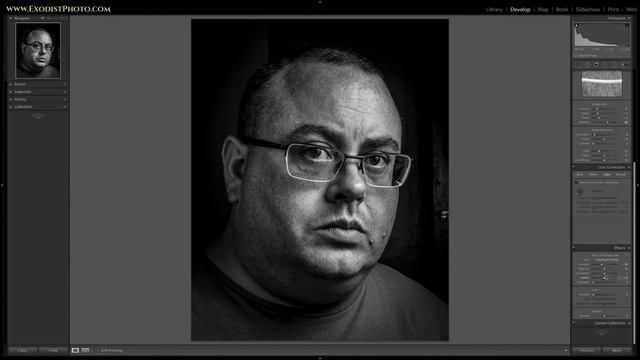 Low Key Black & White Grungy Male Portrait Basic Edit | Lightroom 6 & CC Tutorial смотреть онлайн