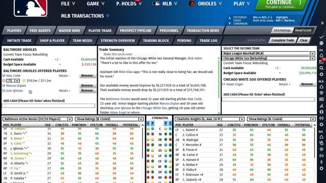 Trading away a bad contract: OOTP Tutorial for Beginners смотреть онлайн
