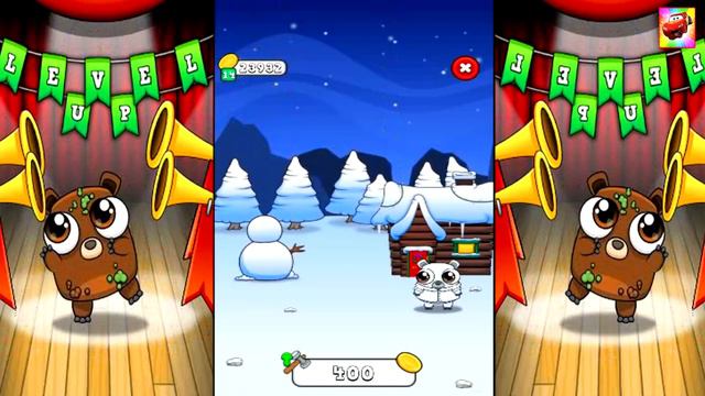 Happy Bear - друг МОУ СЕРИЯ #1 Милый зверёк мультик игра для детей Играем с виртуальным питомцем смотреть онлайн