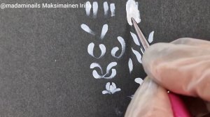 Nailart for beginners. Учимся рисовать мазками. Материалы для  мазковой росписи на ногтях.  #nailar
